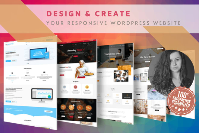 I will design your responsive wordpress web site