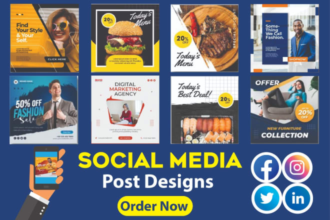 I will design your social media post and ppt