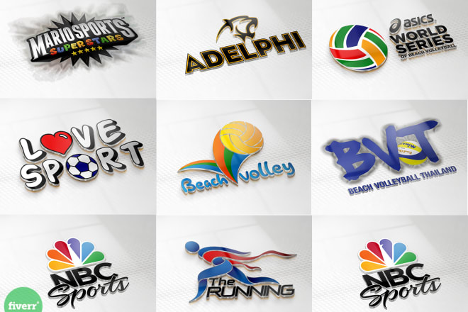 I will design your sports,swimming,running,basketball event logo