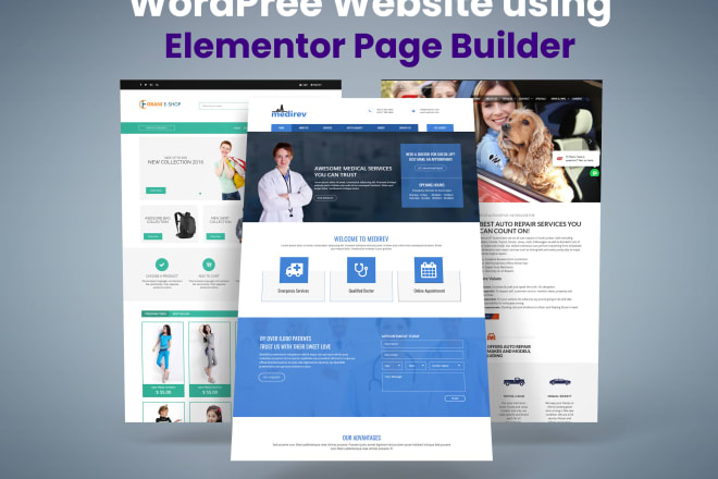 I will design your wordpress website or landing page with elementor