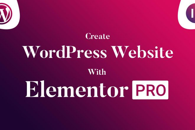 I will design your wordpress website using elementor pro page builder