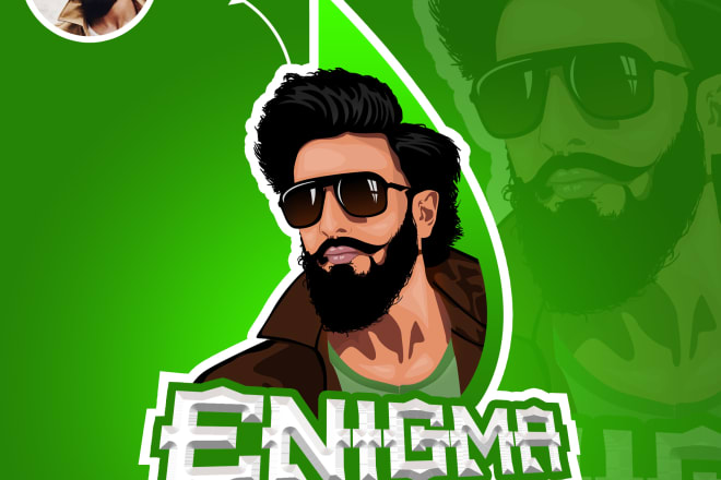 I will design youtube, twitch, gaming, mascot and avatar logo