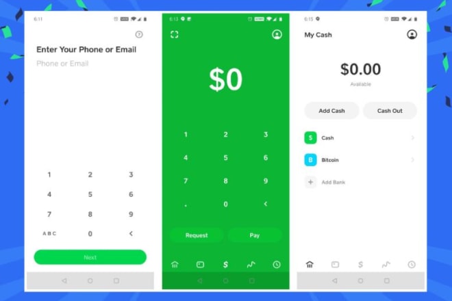 I will develop a cash app, wallet app,payment app,bank app for you