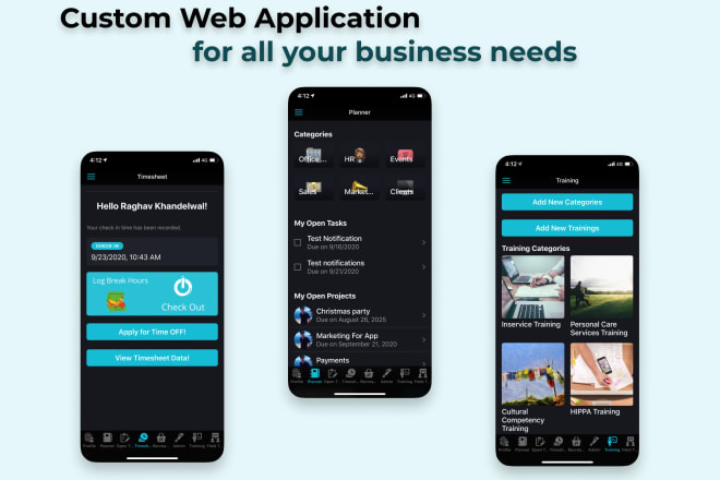 I will develop a custom mobile app all your business needs using glide