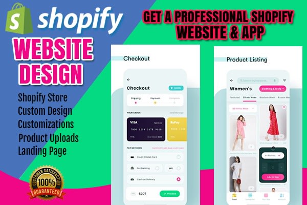 I will develop a fully functional shopify multiproduct website for you