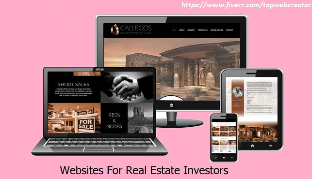 I will develop and design professional real estate investment website