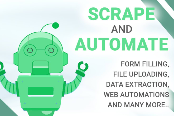 I will develop bot for data scraping and website automations