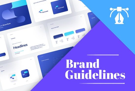 I will develop brand guidelines, style guide, brand manual