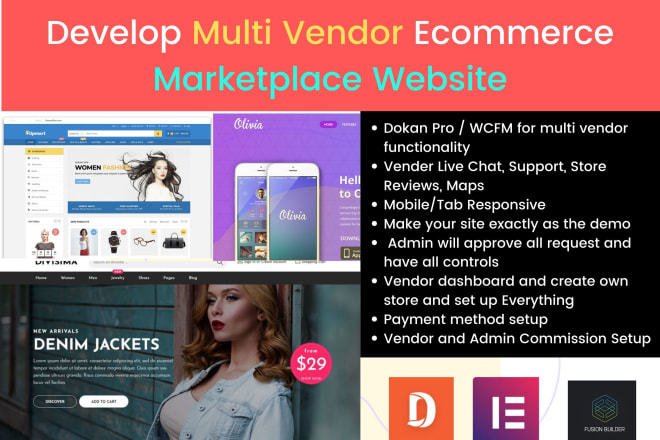 I will develop multi vendor shopify ecommerce marketplace website