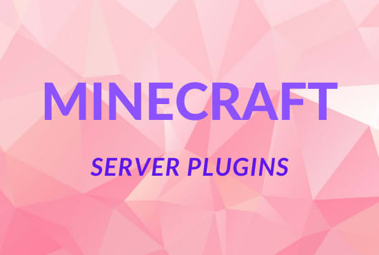 I will develop plugins for your minecraft server