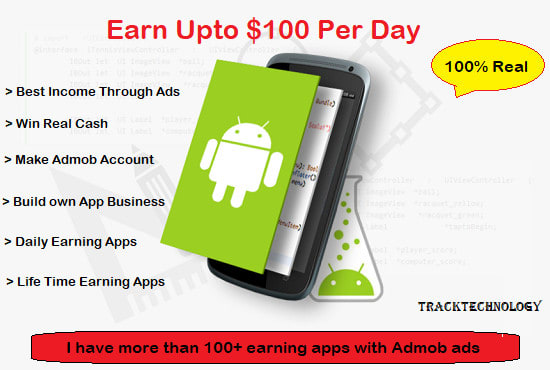 I will develop professional lifetime earning app with ads