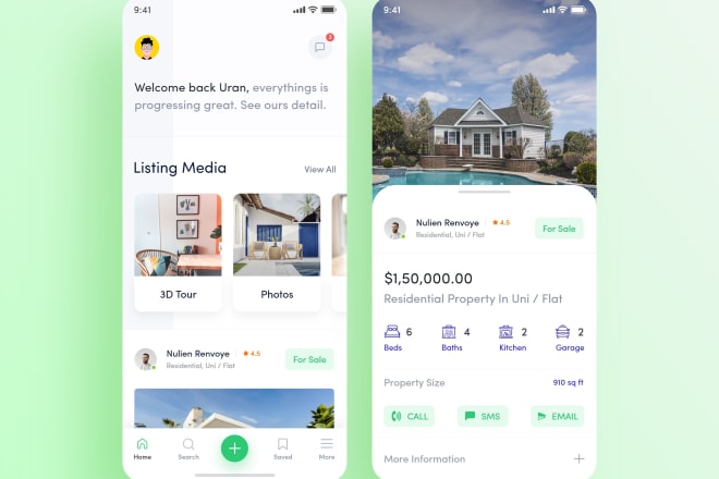 I will develop real estate app like to zillow and trulia for android and IOS