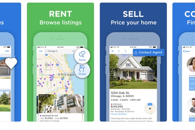 I will develop real estate app like zillow or trulia