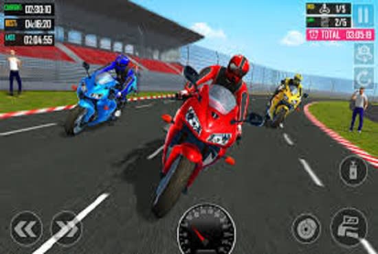 I will develop unity 3d,2d car and bike racing games