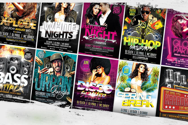 I will dj hip hop concert dance karaoke disco event club party flyer