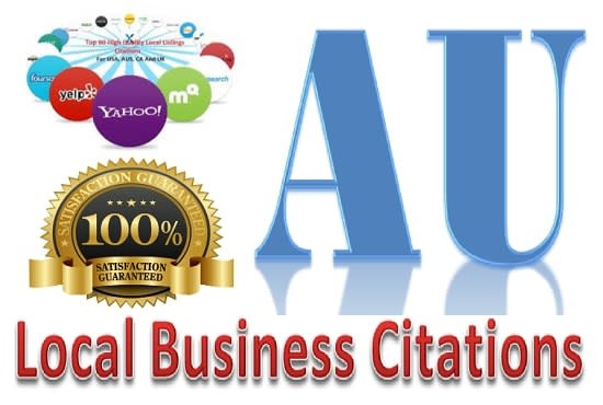 I will do 100 australia local citations and directory for local SEO