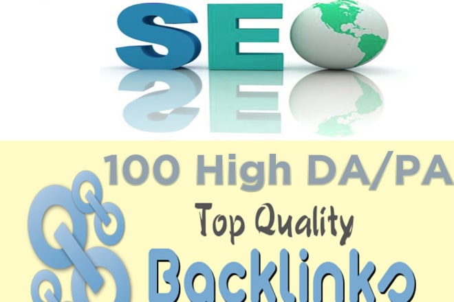 I will do 100 high domain authority SEO profile backlinks