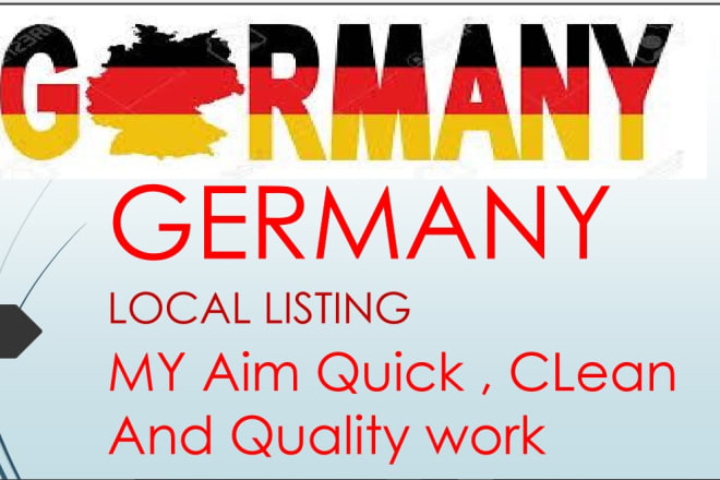 I will do 200 german SEO listings for search engine optimization