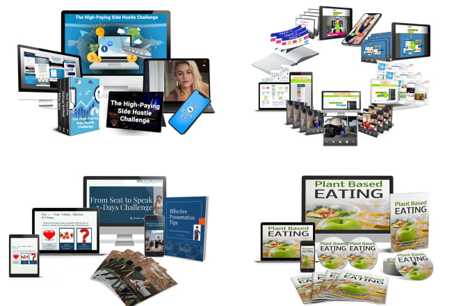 I will do 3d ecover bundle, book cover, box set, ebook, dvd, cd for online course