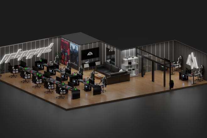 I will do 3d isometric room design