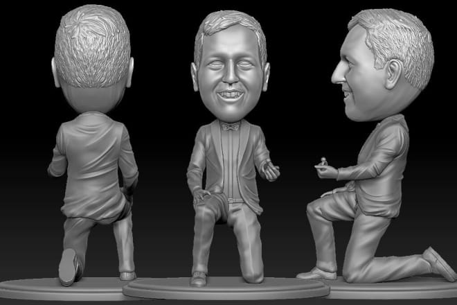 I will do 3d model of miniature and bobblehead 3d printing