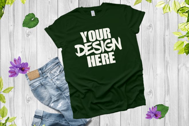 I will do 40 custom t shirt mockups with ultra fast delivery,tees mockup