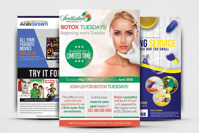 I will do a business flyer design for your company