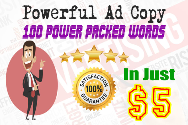 I will do a power packed ad copy