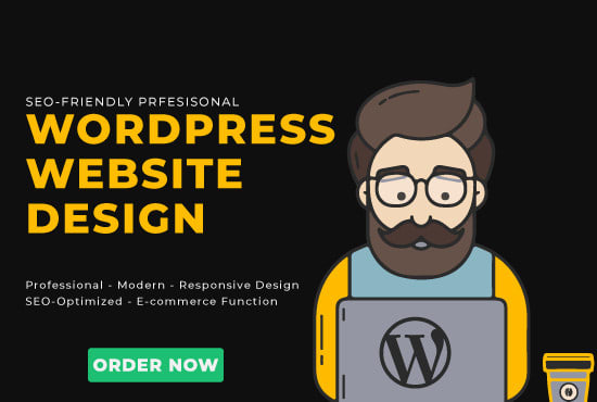 I will do a responsive wordpress website design within 12 hours