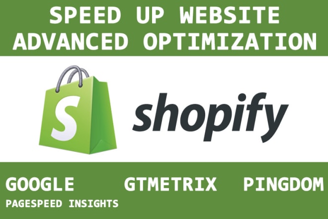 I will do advanced speed optimization for shopify store website