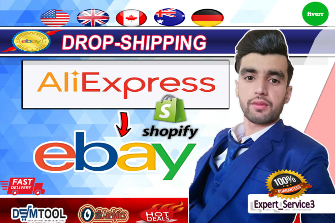 I will do aliexpress to ebay and shopify dropshipping
