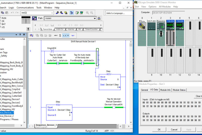 I will do allen bradley plc, hmi, automation system programming