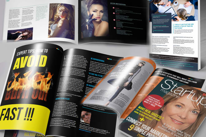 I will do amazing magazine, layout, brochure, catalog