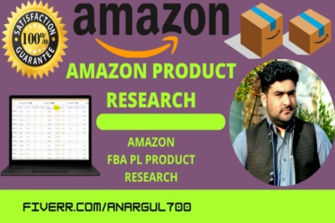 I will do amazon fba pl product research