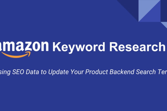 I will do amazon key word research and competitor analysis