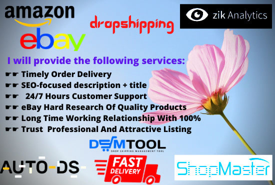 I will do amazon to ebay dropshipping listings hot selling