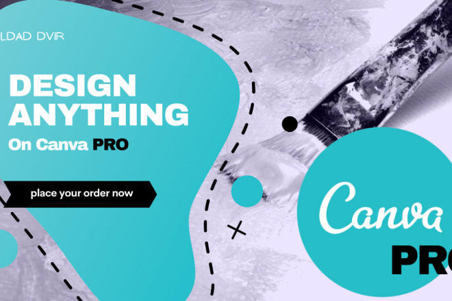 I will do any design you need on canva templates