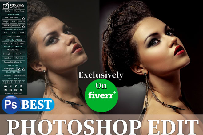 I will do any photoshop editing within photo editing 1 hour