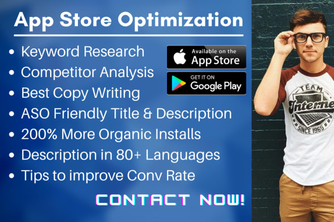 I will do app store optimization aso for app or game on play store