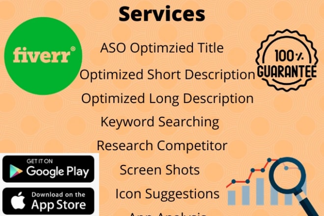 I will do app store optimization aso to rank apps in google play store