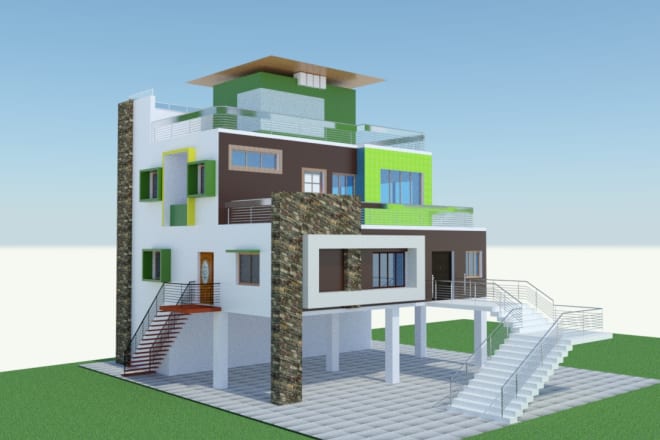 I will do autocad 3d modelling home design