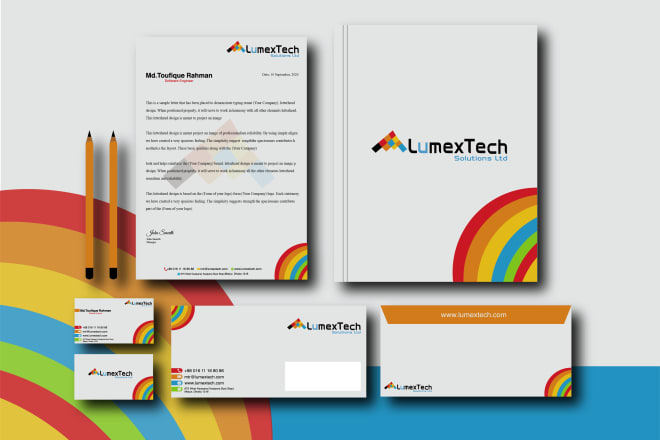 I will do awesome corporate identity,envelope,branding services,