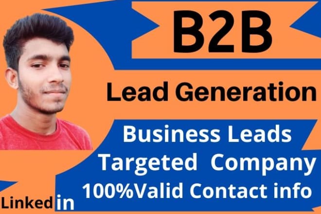 I will do b2b lead generation and active lead prospecting