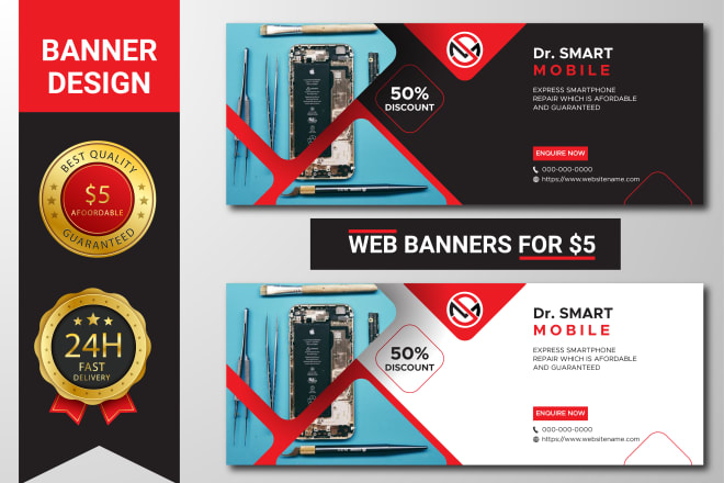 I will do best professional web banner for ads