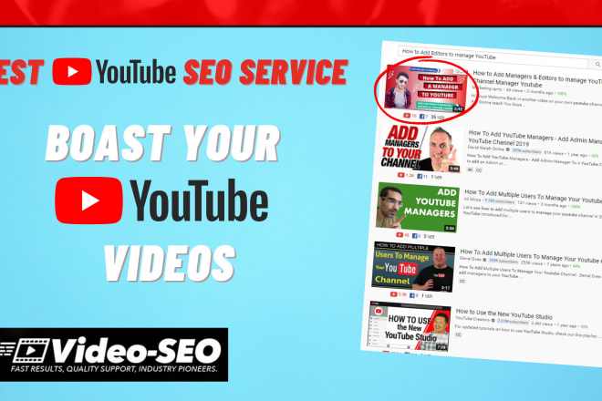 I will do best youtube SEO to improve video ranking on the 1st page