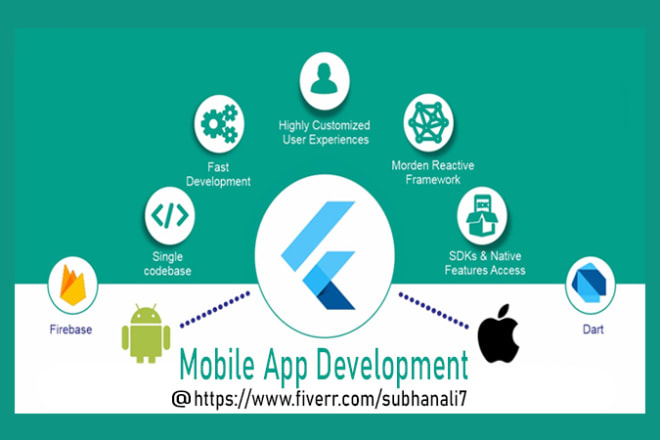 I will do both android and ios mobile app development using flutter