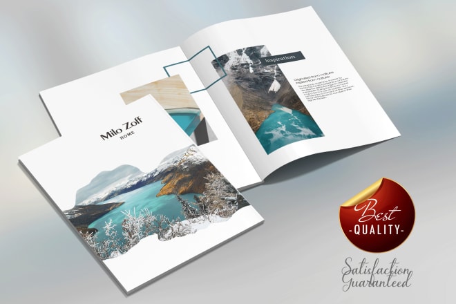 I will do brochure design, ebrochure, catalog, postcard and flyer