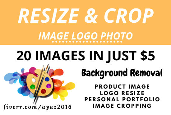 I will do bulk image resize and crop picture, photo resizing and logo cropping