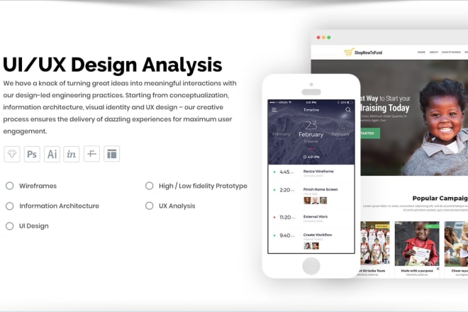 I will do catchy web or mobile UI UX design