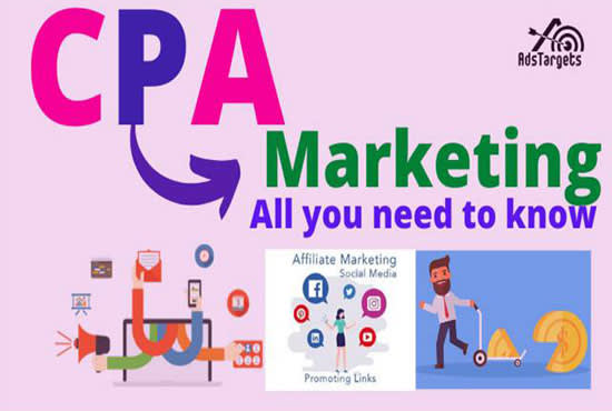 I will do CPA offer marketing affiliate link promotion